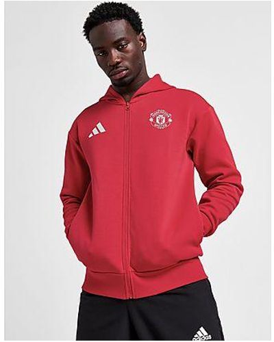 adidas Manchester United Fc Anthem Jacket - Red