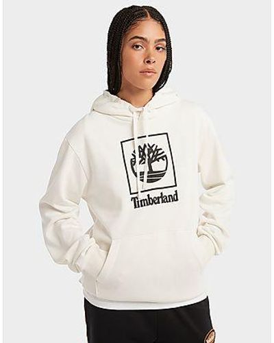 Timberland Stack Logo Hoodie - Black