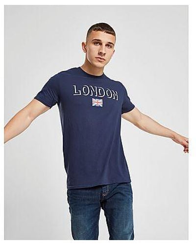 Official Team London Flag Short Sleeve T-shirt - Blue