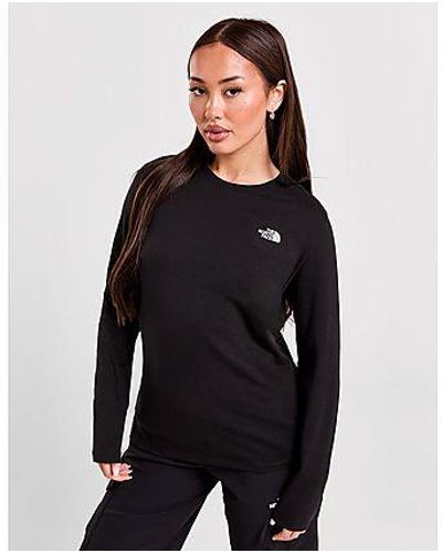 The North Face Simple Dome Long Sleeve T-Shirt - Nero