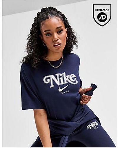 Nike T-shirt Energy Boyfriend - Bleu
