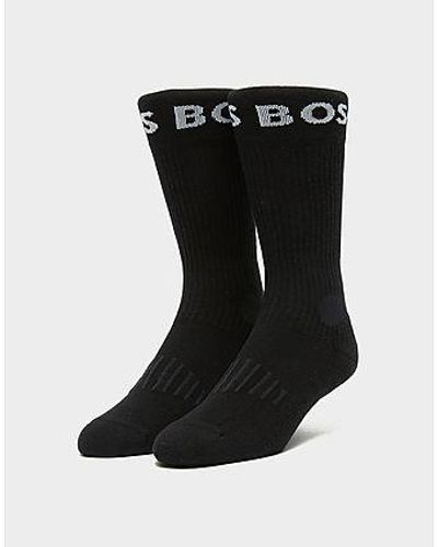 BOSS 2 Pack Sport Socks - Black