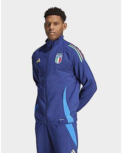 adidas Italy Tiro 24 Competition Presentation Jacket - Blue