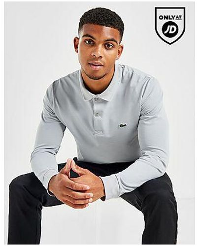 Lacoste polo manches clearance longues