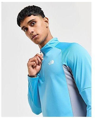 The North Face Performance 1/4 Zip Top - Blue