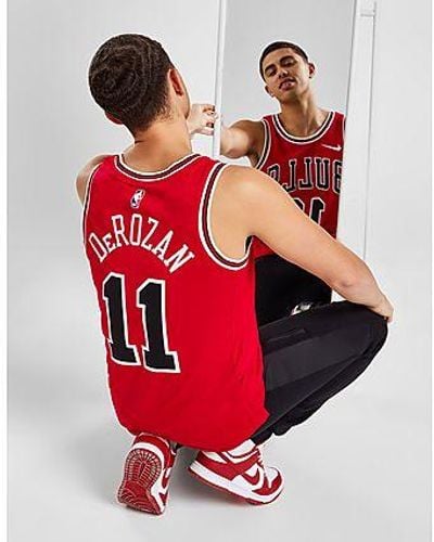 Nike NBA Chicago Bulls DeRozan #11 Jersery - Rouge