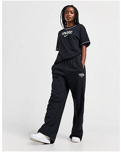 Nike Energy Wide Leg Track Trousers - Black