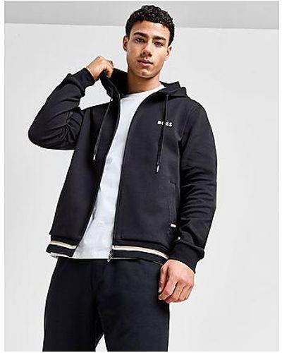 BOSS Heritage Full Zip Hoodie - Black