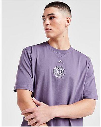 T-shirts Violet adidas pour homme | Lyst