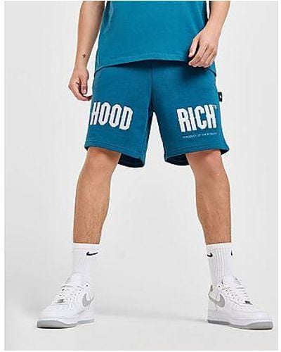 Hoodrich Fade Shorts - Blue