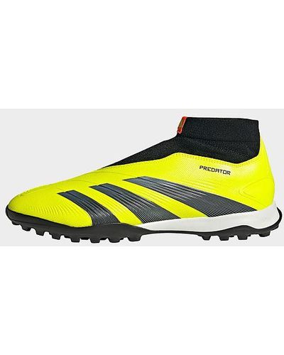 adidas Predator 24 League Laceless Turf Boots - Yellow