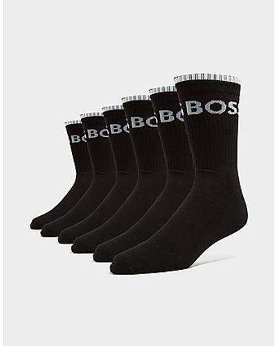 BOSS 6-pack Crew Socks - Black