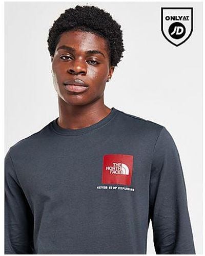 The North Face T-Shirt Manches Longues Fine Box - Noir