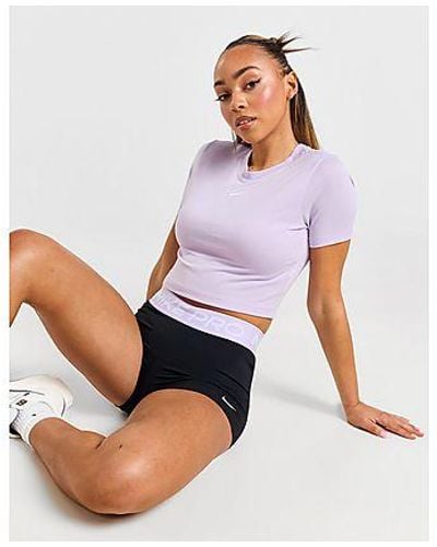 Nike Essential Slim Crop Top - Black