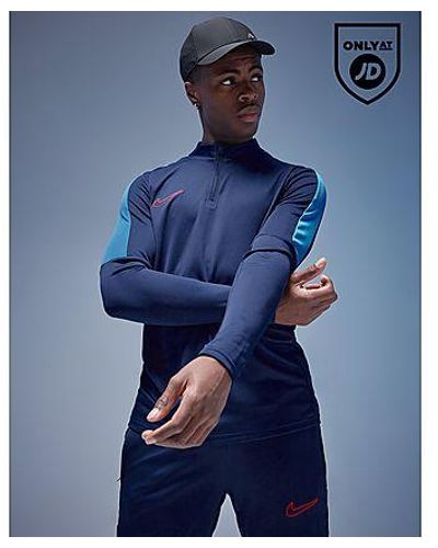 Nike Felpa Sportiva Academy 1/4 - Blu