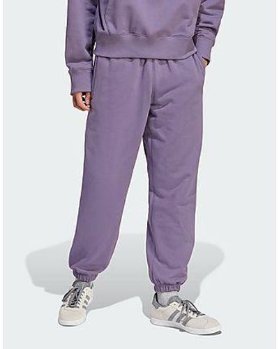 adidas Originals Pantalon de survêtement en molleton Adicolor Contempo - Violet