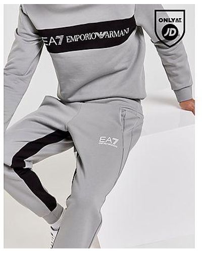 EA7 Pantalon de jogging Colour Block - Noir
