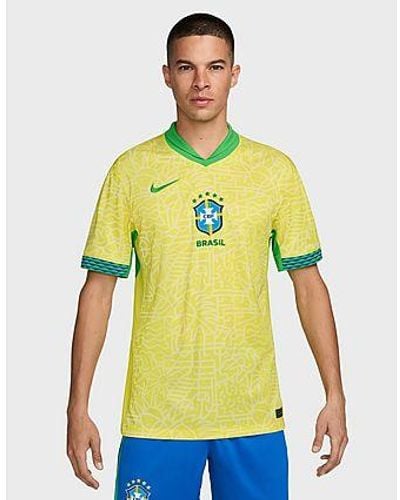 Nike Brazil 2024 Home Shirt - Yellow