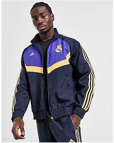 adidas Real Madrid Woven Track Top - Blue