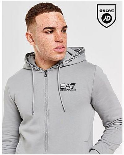 EA7 Tuta Completa Zip Integrale Branded Hood - Grigio