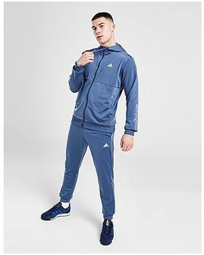 adidas Badge Of Sport Linear Logo Track Trousers - Blue