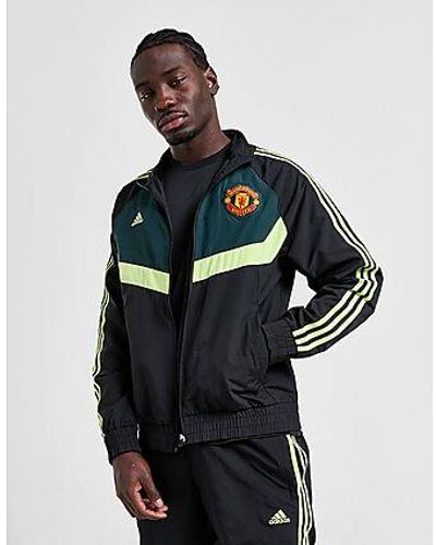 adidas Manchester United Fc Woven Track Top - Black