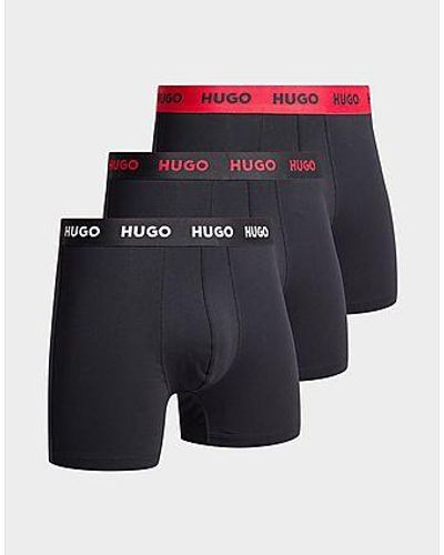 HUGO 3-pack Trunks - Black