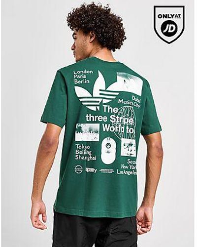 adidas Originals World Tour T-Shirt - Verde