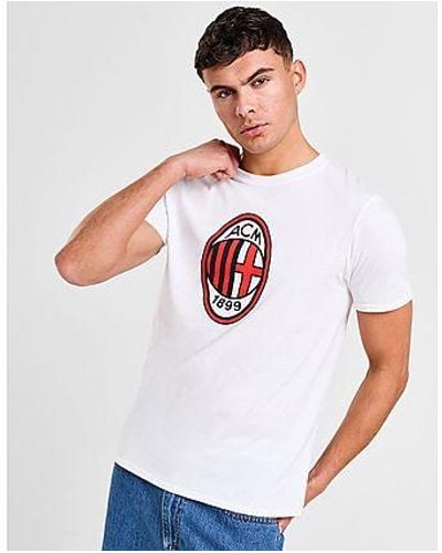Official Team Ac Milan Crest T-shirt - Black