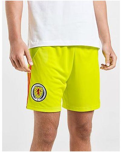 adidas Scotland 2024 Goalkeeper Home Shorts - Yellow