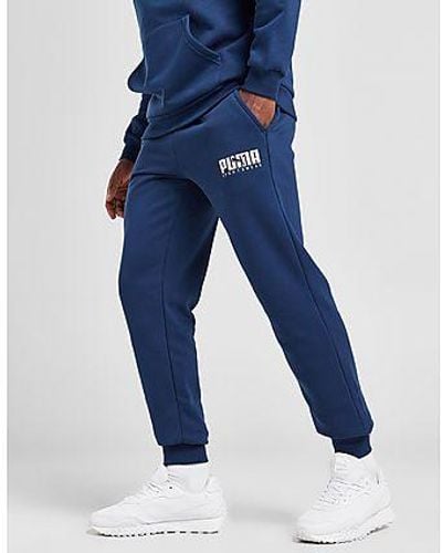 PUMA Core Sportswear Joggers in Blue for Men Lyst UK