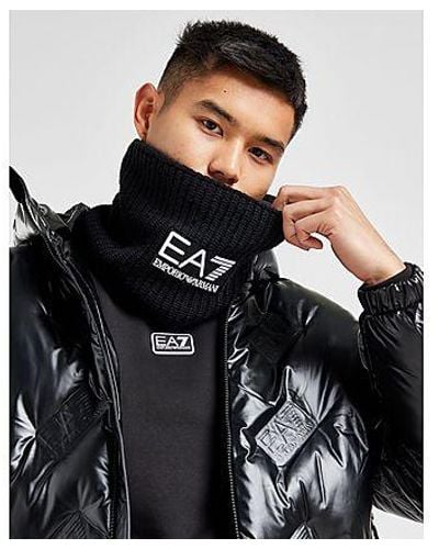 EA7 Mountain Logo Snood - Black