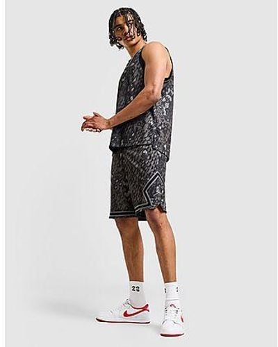 Nike All Over Print Mesh Diamond Shorts - Black