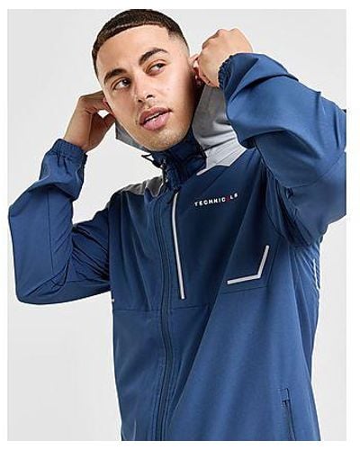 TECHNICALS Dacite Full Zip Hoodie - Blue