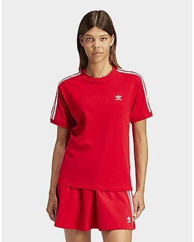 adidas Originals T-shirt 3 bandes - Rouge