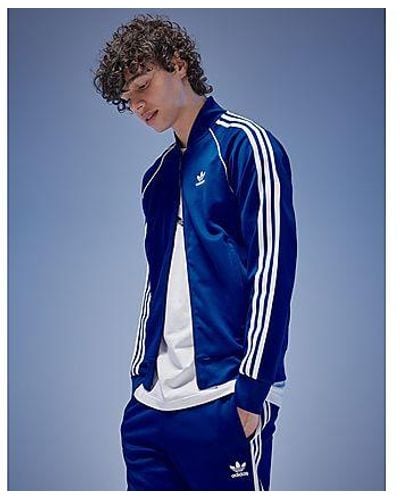 adidas Originals Felpa Sportiva SST - Blu