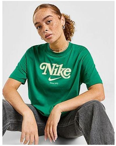 Nike T-shirt Energy Boyfriend - Vert