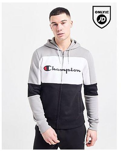 Champion Tuta Completa Colour Block - Nero