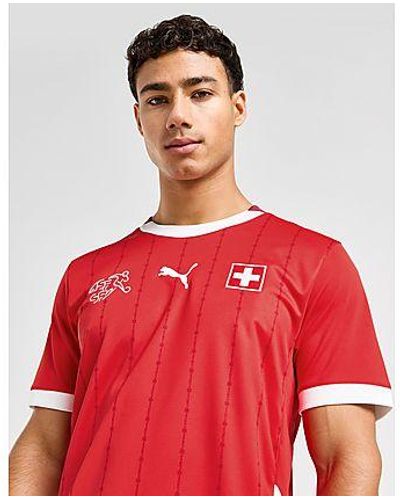 PUMA Switzerland 2024 Home Shirt - Red