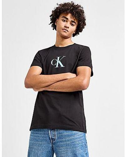 Calvin Klein Centre Ck Logo T-shirt - Black