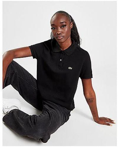 Lacoste Small Logo Polo Shirt - Black