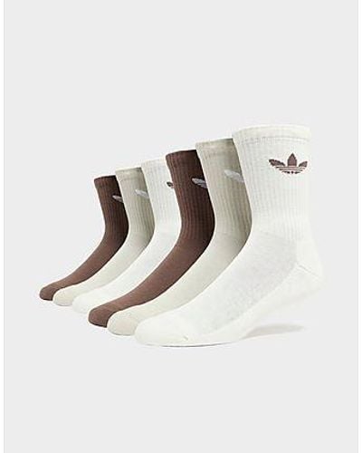 adidas Originals 6-pack Trefoil Cushion Crew Socks - Black