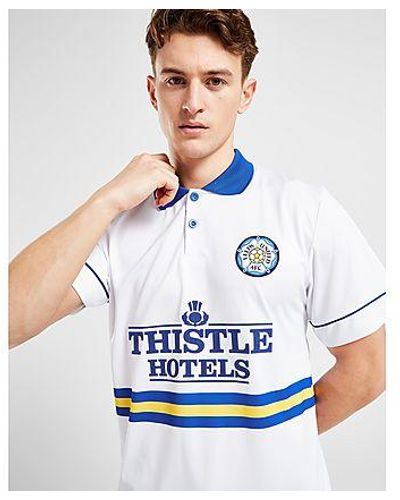 Score Draw Leeds United Fc '94 Retro Home Shirt - White