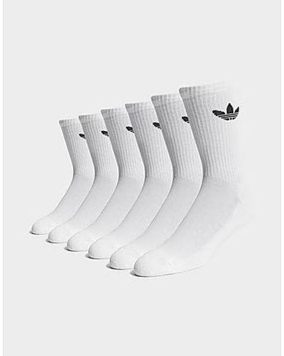adidas Originals 6-pack Trefoil Cushion Crew Socks - Black