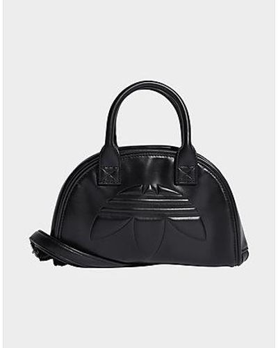 adidas Originals Polyurethane Trefoil Satchel Bag - Black