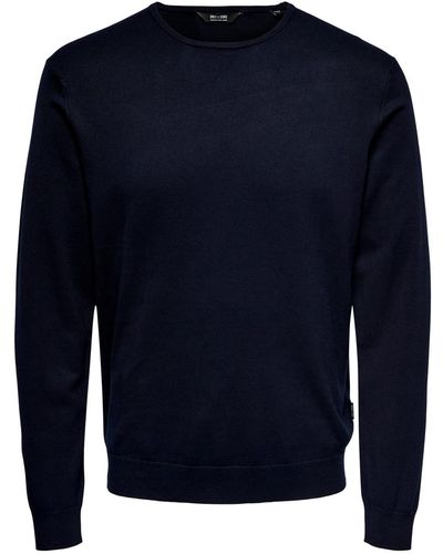 Only & Sons Pullover ONSWYLER LIFE - Blau