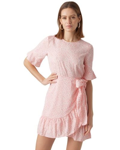 Vero Moda Kleid VMHENNA Regular Fit - Pink