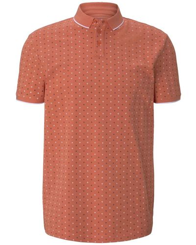 Tom Tailor Denim Poloshirt Dot - Orange