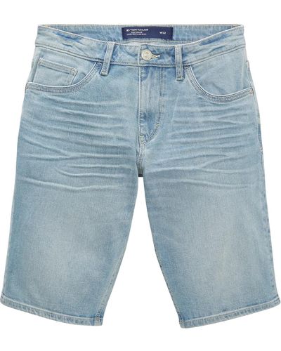 Tom Tailor Jeans Short JOSH Regular Slim Fit - Blau