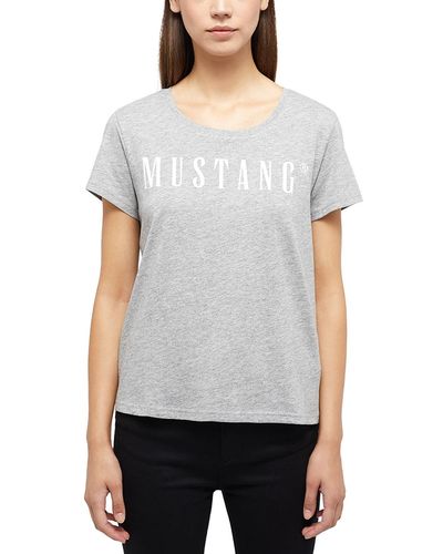 Mustang T-Shirt ALMA - Grau